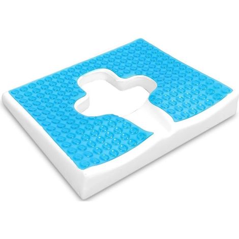 Gel seat cushion, summer seat cushion, breathable memory foam seat cushion for extended use in bed (1/5)