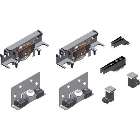 Juego Accesorios Class Puerta Exterior - CLASS - Jgo. de carros ocultos para guías
