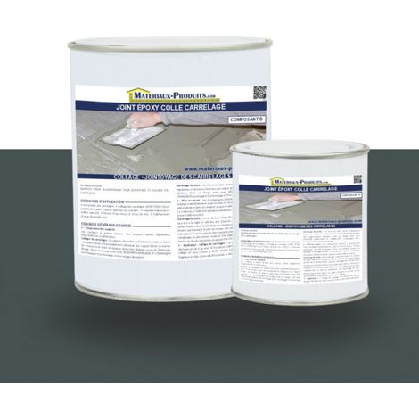 Joint époxy colle Carrelage - 10 Kg Gris anthracite - MATPRO