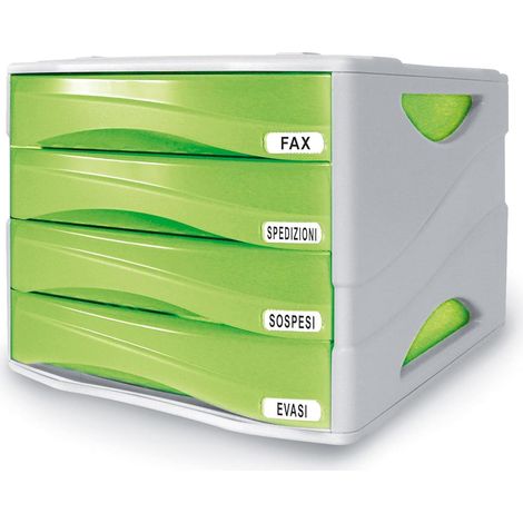ARDA TR15P4PV bandeja de escritorio/organizador Gris, Verde