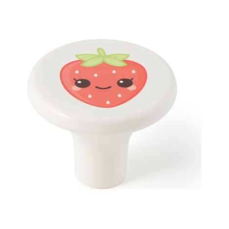Pomo de plástico con acabado fresa, dimensiones: 33x33x27mm Ø: 33mm - (1/5)