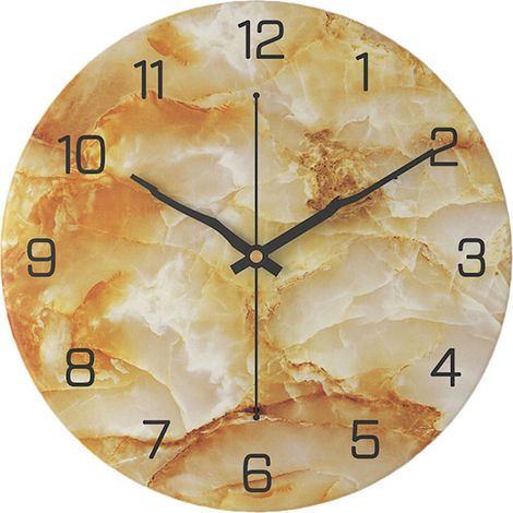 Horloge murale à chiffres romains, silencieuse, sans tic-tac, de haute qualité