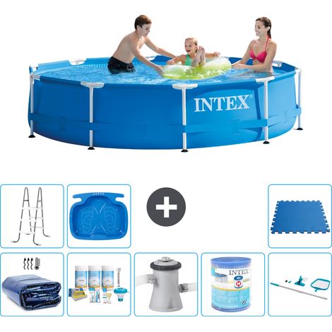 Intex Piscina con struttura Rotonda - 305x76 cm - 7-pezzi  S31506