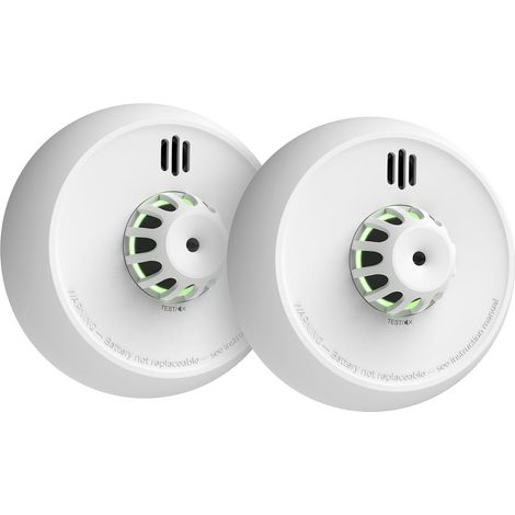 Détecteur de Chaleur Connecté Wi-Fi - Série Link+ (Lot de 2, Station SBS50 Requise) (1/5)