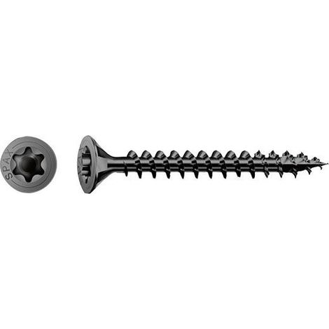 Vite universale Spax Seko T-Star+ 3.0 x 25 Galvanisé Noir HP (di 200)