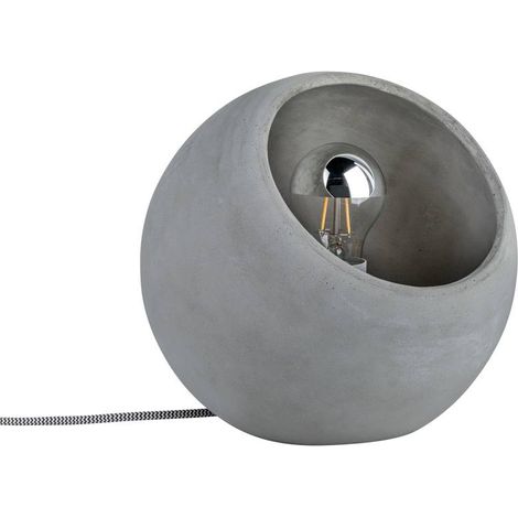 Lampada da comodino design notte grigio cemento illuminazione lampada da lettura palla Paulmann 79663 (1/5)