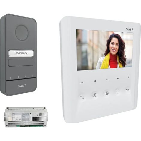 Kit Videocitofono came monofamiliare con Monitor vivavoce PLXLHSVKIT