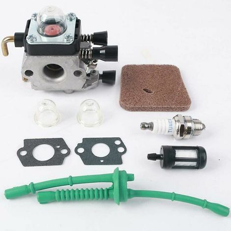 Carburetor Carb Kit Compatible with Stihl Fs55 Fs55r Fs55rc Km55 Km55r Hl45 Fs38 Fs45 Fs46 Engine Parts & Accessories Replace Fuel Line Kit Air Filter (1/5)