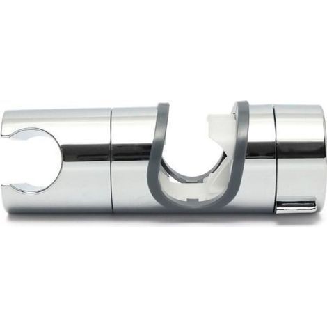 Supporto per soffione doccia cromato da 19-25 mm, fissaggio per asta doccia a mano per bagno