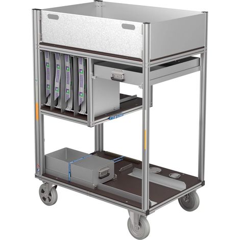 MUNK Rettungstechnik Rollcontainer 1200x800mm Wasserschaden