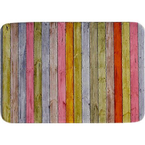 Tapis décoratif antidérapant à motif bois - Tapis de sol élégant pour les maisons du Royaume-Uni (2) (1/5)