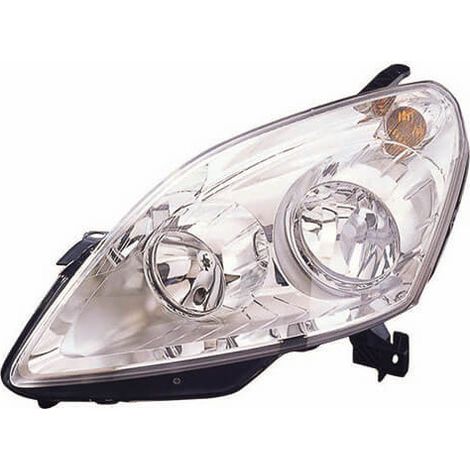 Phare avant gauche base chromée H1/H7 Opel Zafira B phase 2 2008-2011