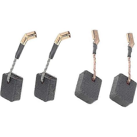 Lot de 4 balais de charbon de rechange pour meuleuse d'angle DeWalt DWE402/DWE402N/DWE402W (1/4)