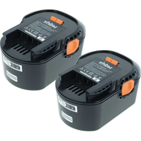 vhbw 2x Akku kompatibel mit Würth SD-LI 14.4V Lithium-Ion Werkzeug (4000 mAh, Li-Ion, 14,4 V)