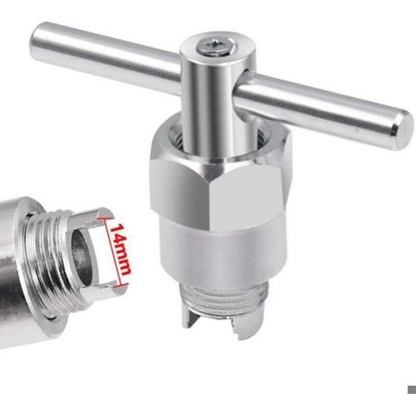 Clé Robinet - Alliage Aluminium Galvanisé - Pour Réparation Évier Et Robinet Salle De Bain - 1 Pièce (1/4)