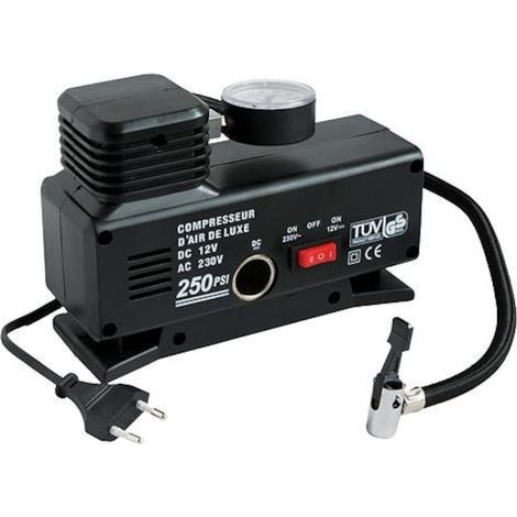 Strend Pro Autokompressor, 12V/220V Netzteil, 17 bar (1/4)