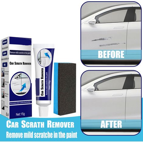 Kit de réparation rayures voiture – polish rénovateur, outil anti-rayures, coffret entretien peinture, restauration carrosserie, 4 pièces. (1/5)