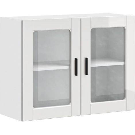 Maison Exclusive - Armario pared para cocina puerta cristal Porto