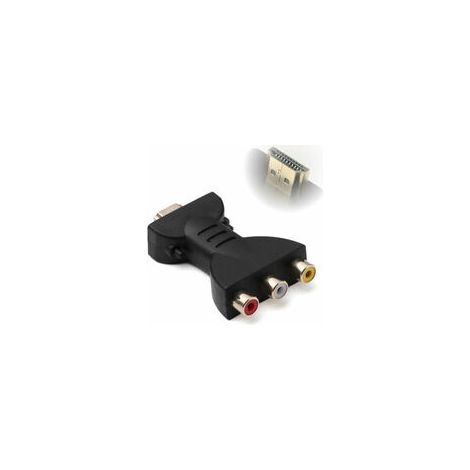 Adaptateur de convertisseur Composite HDMI à 3 RCA Full HD Video 1080p av SCART (1/5)