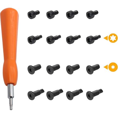 Anneaux de rechange pour sonnette de porte tournevis avec vis de sonnette pour anneaux de sonnette, accessoires de changement de batterie (1/5)