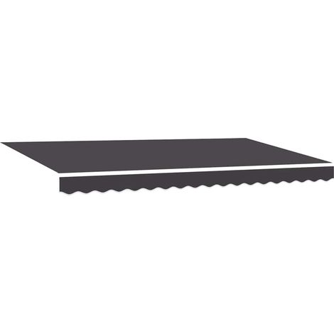 Toldo Retráctil Antracita 400 x 200 cm tela vidaXL (1/5)