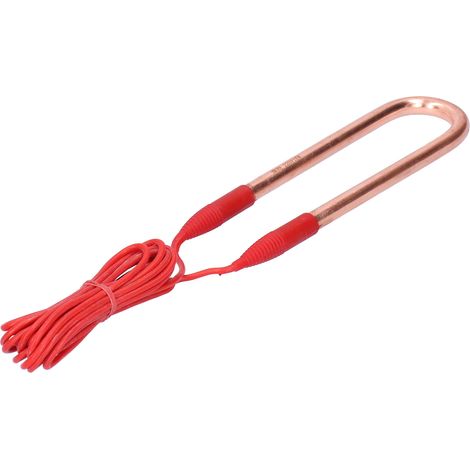 Tube chauffant électrique en laiton 220V anti-explosion en forme de U, câble de 45,3 pouces, 1KW (23x6,5x1cm) (1/5)