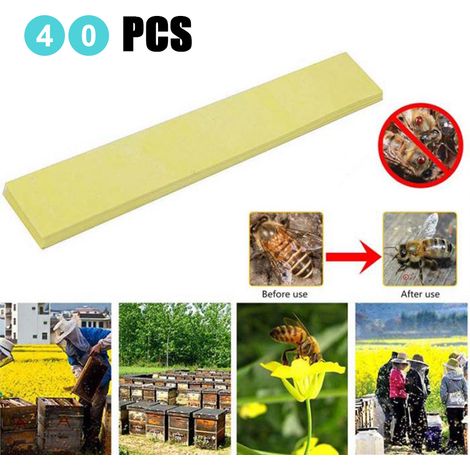 40 Stück Manhao Fluvalinate Stripes Milbe Varroa Imkermedizin (1/5)
