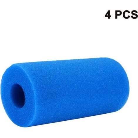 Filtre de piscine type B, réutilisable et lavable, cartouche filtrante en mousse réutilisable pour piscine In-tex type B (lot de 4) (1/5)
