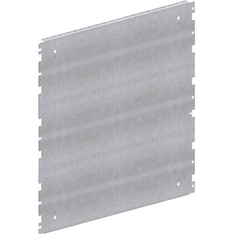[GEBRAUCHT] B-Ware Rittal Montageplatte VX 8617.663 Stahlblech 600x600mm stabil langlebig 1,5mm (1/2)