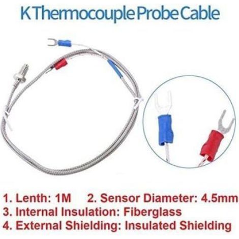 Contrôleur Température PID REX-C100, AC110V-240V Plage 0-1300°C, Régulation Précise avec Alarme LED (1/4)