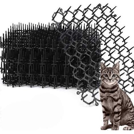 Tapis anti-chats à picots (12 pièces) - Tapis de jardin en plastique pour chat (1/5)