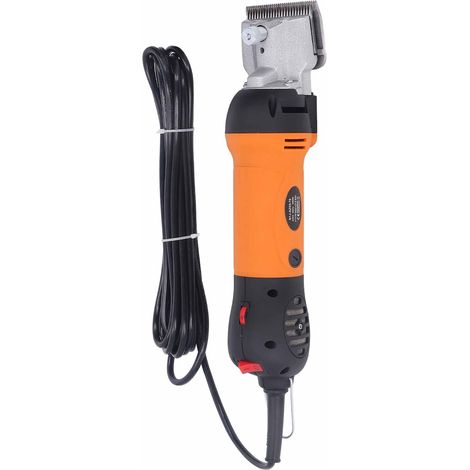 Tondeuse pour moutons et chevaux 690 W, orange, kit de coupe électrique professionnel avec variateur de vitesse, tondeuse pour crin de cheval, prise UE 220 V (1/5)