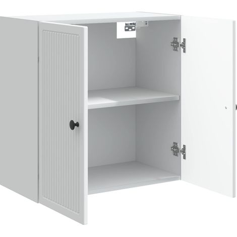 Armadietto a muro Mobiletto a muro Bianco 59 x 31 x 60 cm Legno ingegnerizzato DAS455737 (1/5)