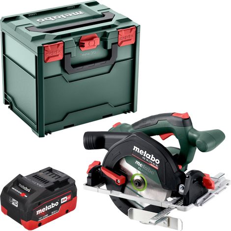 Metabo KS 18 LTX 57 BL Akku Handkreissäge 18 V 57 mm + 1x LiHD Akku 8,0 Ah + Metabox - ohne Ladegerät (1/5)
