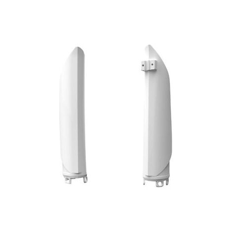 Protectores de horquilla para amortiguadores Polisport Beta RR 250 300 350 400 450, color blanco.