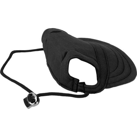 Casquette de baseball pour chien, protection solaire, confortable et ajustable, avec trous pour les oreilles, pour petits chiens, noire, taille S (1/5)
