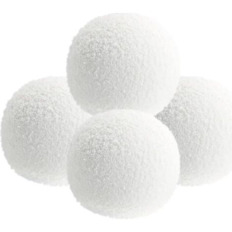 Set mit 4 Schaumstoffentfernerbällen, wiederverwendbare ölabsorbierende Schwämme, schwimmend für Spa, Pool und Whirlpool.