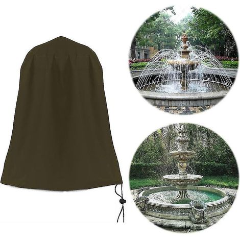 Couverture imperméable pour fontaine de jardin, terrasse extérieure, protection contre la poussière, la pluie et la neige, pour meubles de jardin.
