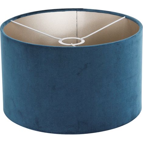 Steinhauer - lampenschirm - Shade - blau - veloursstoff - Ø 30cm (1/5)
