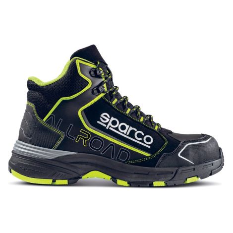 Sparco 07529NRGF Allroad Motegi S3S SR Sicherheitsschuh, Schwarz/Gelb, 46