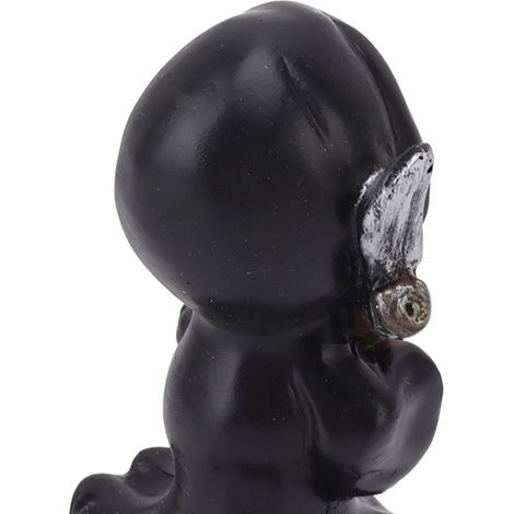Sculpture de la Faucheuse en résine, statue gothique de bureau avec faucille, figurine décorative pour Halloween (1/5)