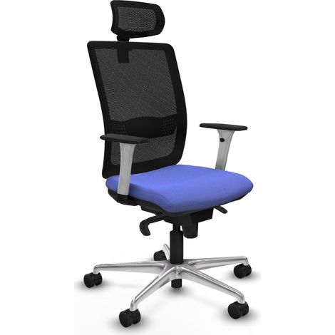 Sedia da ufficio piqueras y crespo Haches bianco alluminio (1/2)