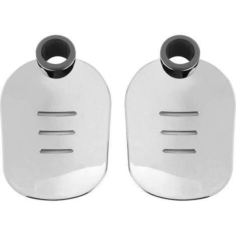 Lot de 2 porte-savons en ABS pour barre de doucheporte-savons coulissants réglables à clipser pour salle de bain (1/5)