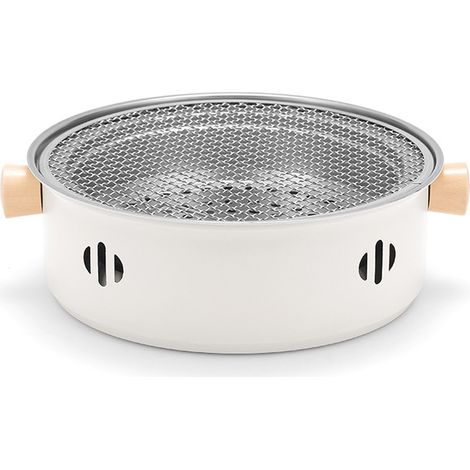 Barbacoa portátil de carbón LIFCAUSAL con parrilla de acero inoxidable extraíble para camping, picnics y senderismo al aire libre. (1/5)