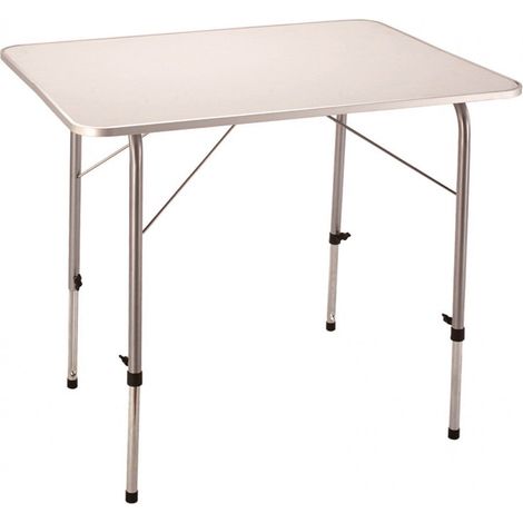 Tavolino Professional 80x60x50/69 h cm in Acciaio Bianco (1/5)