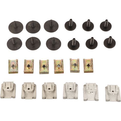 24 pièces agrafes clips vis MC3003 pour fixation soubassement moteur Mercedes Benz Classe C W203 W204 CL203 (1/5)