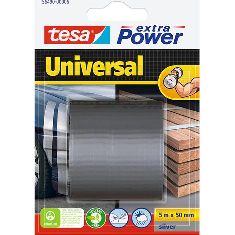 Cinta Americana Extra Power Universal Plata 50mm x 5m