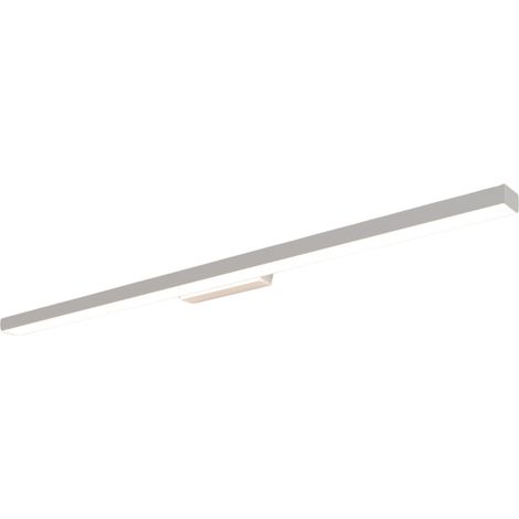 Applique bagno specchio bianca lineare 92cm LED CCT 24W