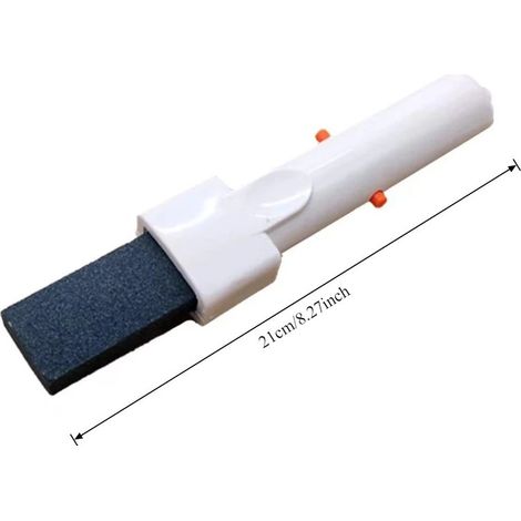 Accessoires de piscine (1 pièce) Bâton de pierre ponce avec tête de nettoyage en V pour piscine, idéal pour éliminer les taches de rouille et les dépôts de calcaire sur les carreaux de piscine. (1/5)