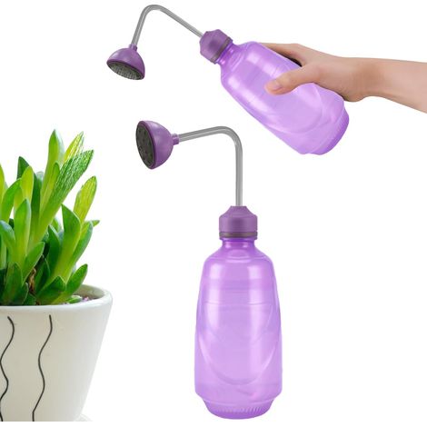 JSSEVN-2 Pièces Pulvérisateur d'eau,450ML Arrosoir Plante Intérieur,Pulverisateur a Main,Petit Arrosoir pour Bonsaïs,Plantes Délicates et Fleurs (Rose) (1/5)